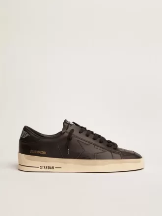 Stardan da uomo in pelle total black Stardan da uomo in pelle total black