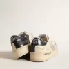 Stardan in pelle bianca e rete con stella in pelle bianca Stardan in pelle bianca e rete con stella in pelle bianca