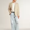 Stardan in pelle con scritte all-over e stella in pelle scamosciata grigio ghiaccio Stardan in pelle con scritte all-over e stella in pelle scamosciata grigio ghiaccio