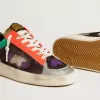 Stardan LAB da donna in vernice e mesh con stella in gomma