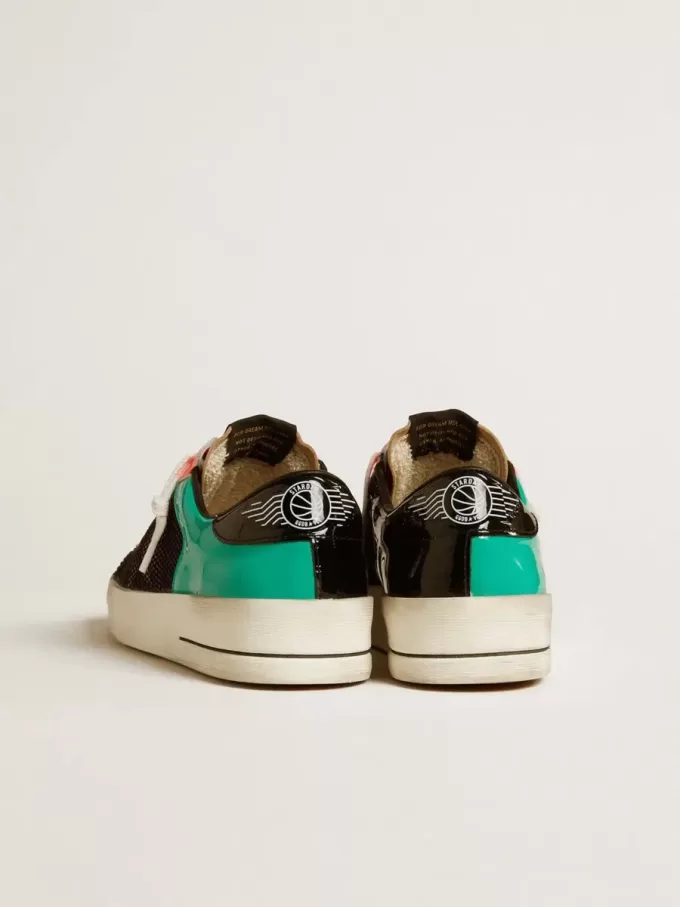 Stardan LAB da donna in vernice e mesh con stella in gomma