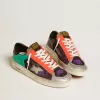 Stardan LAB da uomo in vernice e mesh con stella in gomma