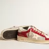 Stardan LTD da uomo in mesh e nabuk con stella in nappa e linguetta sul tallone in pelle