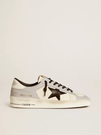 Stardan LTD da uomo in nappa e pelle con stella in pelle scamosciata e linguetta sul tallone in pelle Stardan LTD da uomo in nappa e pelle con stella in pelle scamosciata e linguetta sul tallone in pelle