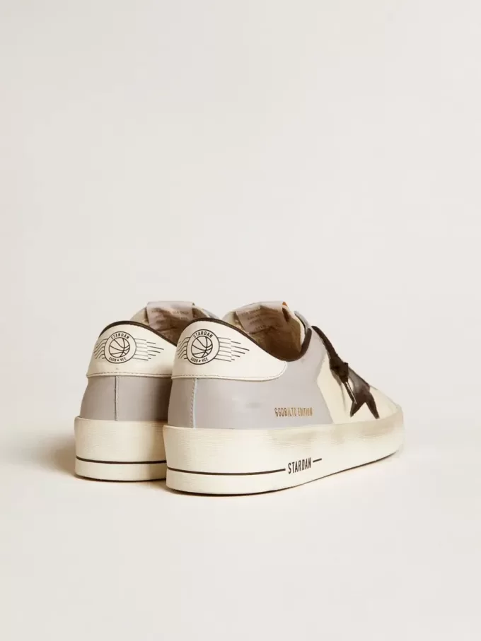Stardan LTD da uomo in nappa e pelle con stella in pelle scamosciata e linguetta sul tallone in pelle Stardan LTD da uomo in nappa e pelle con stella in pelle scamosciata e linguetta sul tallone in pelle