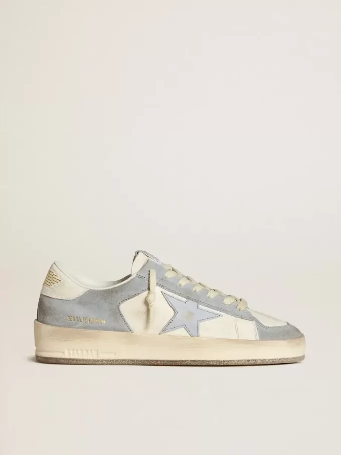 Stardan LTD in nappa e pelle scamosciata con stella in pelle e linguetta sul tallone in nappa Stardan LTD in nappa e pelle scamosciata con stella in pelle e linguetta sul tallone in nappa