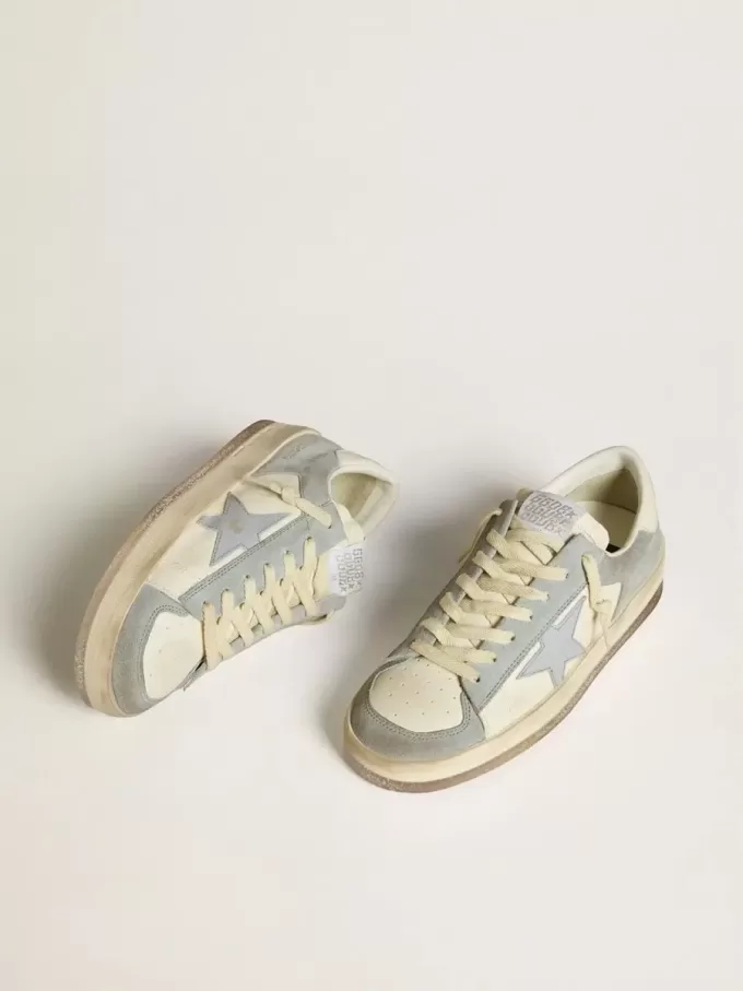 Stardan LTD in nappa e pelle scamosciata con stella in pelle e linguetta sul tallone in nappa Stardan LTD in nappa e pelle scamosciata con stella in pelle e linguetta sul tallone in nappa