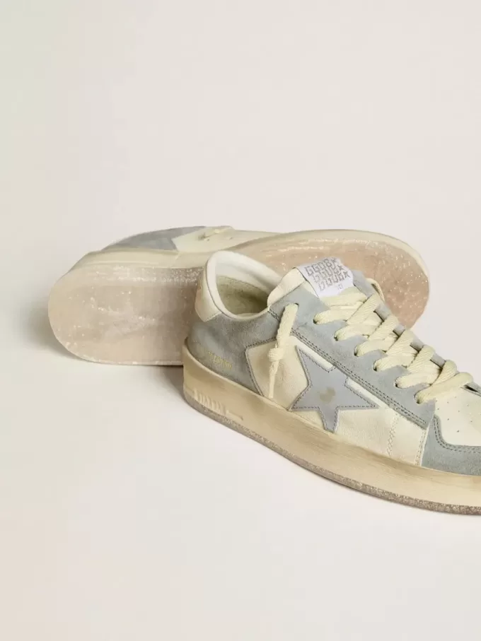 Stardan LTD in nappa e pelle scamosciata con stella in pelle e linguetta sul tallone in nappa Stardan LTD in nappa e pelle scamosciata con stella in pelle e linguetta sul tallone in nappa