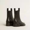 Stivaletti Chelsea da donna in pelle nera Stivaletti Chelsea da donna in pelle nera