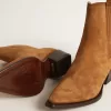 Stivaletti Debbie in pelle scamosciata marrone Stivaletti Debbie in pelle scamosciata marrone