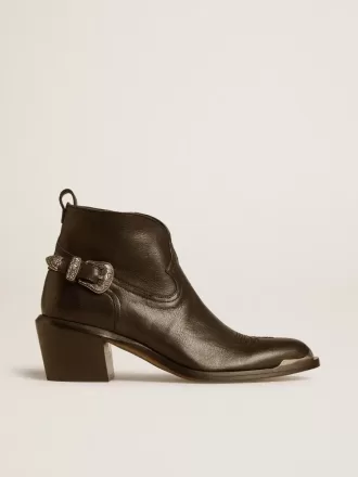 Stivaletti Patty in pelle nera