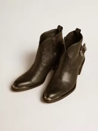 Stivaletti Patty in pelle nera