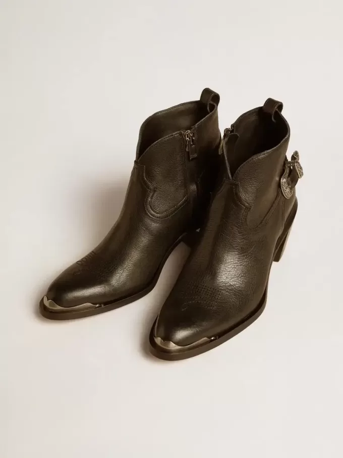 Stivaletti Patty in pelle nera Stivaletti Patty in pelle nera
