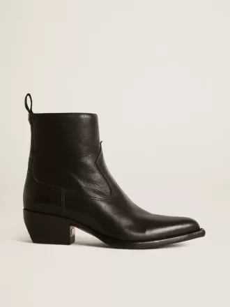 Stivali Debbie da donna in pelle nera