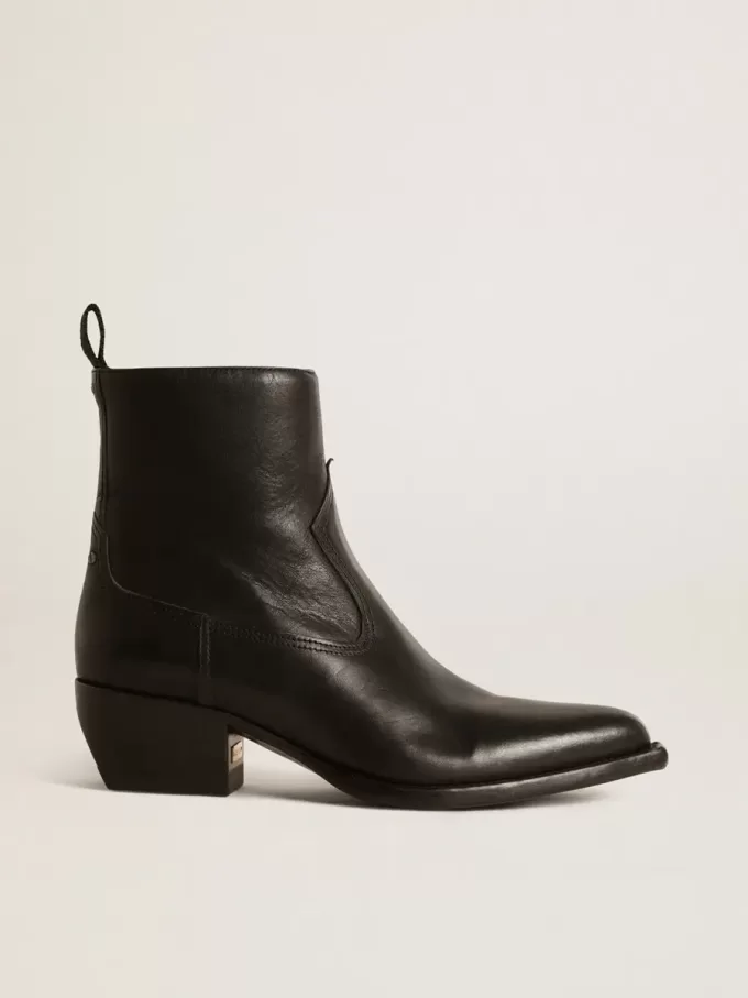 Stivali Debbie da donna in pelle nera Stivali Debbie da donna in pelle nera