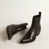 Stivali Debbie da donna in pelle nera Stivali Debbie da donna in pelle nera