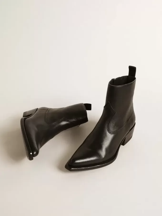 Stivali Debbie da donna in pelle nera Stivali Debbie da donna in pelle nera