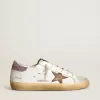 Super-Star con stella marrone chiaro e tallone con glitter rosa