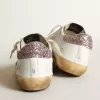 Super-Star con stella marrone chiaro e tallone con glitter rosa