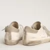 Super-Star da donna con stella e linguetta sul tallone in camoscio grigio