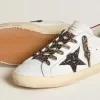 Super-Star da donna in nappa con stella glitterata e tallone in nappa rossa Super-Star da donna in nappa con stella glitterata e tallone in nappa rossa