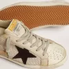 Super-Star da donna in pelle con stella nera