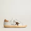 Super-Star da donna in pelle nappa con stella in pelle di cavallino e tallone in camoscio Super-Star da donna in pelle nappa con stella in pelle di cavallino e tallone in camoscio