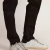 Super-Star da uomo con stella in pelle scamosciata e linguetta blu sul tallone