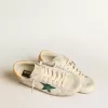 Super-Star da uomo con stella in pelle scamosciata verde e linguetta sul tallone in pelle con stampa cocco gialla Super-Star da uomo con stella in pelle scamosciata verde e linguetta sul tallone in pelle con stampa cocco gialla