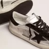 Super-Star da uomo in pelle argento Super-Star da uomo in pelle argento