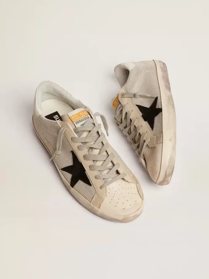Super-Star da uomo in pelle con stella nera