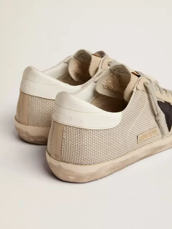 Super-Star da uomo in pelle con stella nera