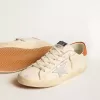 Super-Star LTD con stella in pelle argentata e linguetta sul tallone in pelle con stampa coccodrillo Super-Star LTD con stella in pelle argentata e linguetta sul tallone in pelle con stampa coccodrillo