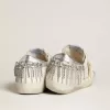 Super-Star LTD con stella in pelle scamosciata e linguetta sul tallone in pelle con cristalli Super-Star LTD con stella in pelle scamosciata e linguetta sul tallone in pelle con cristalli