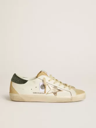Super-Star LTD da donna con stella in pelle e tallone con cristalli Swarovski Super-Star LTD da donna con stella in pelle e tallone con cristalli Swarovski