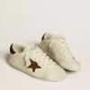 Super-Star LTD da donna con stella in pelle scamosciata e linguetta sul tallone con cristalli Swarovski Super-Star LTD da donna con stella in pelle scamosciata e linguetta sul tallone con cristalli Swarovski