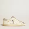 Super-Star LTD da donna in pelle bianca con inserti in microcristalli Swarovski Super-Star LTD da donna in pelle bianca con inserti in microcristalli Swarovski