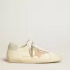 Super-Star LTD da donna in pelle nappa con stella in pelle color nude e tallone glitterato Super-Star LTD da donna in pelle nappa con stella in pelle color nude e tallone glitterato
