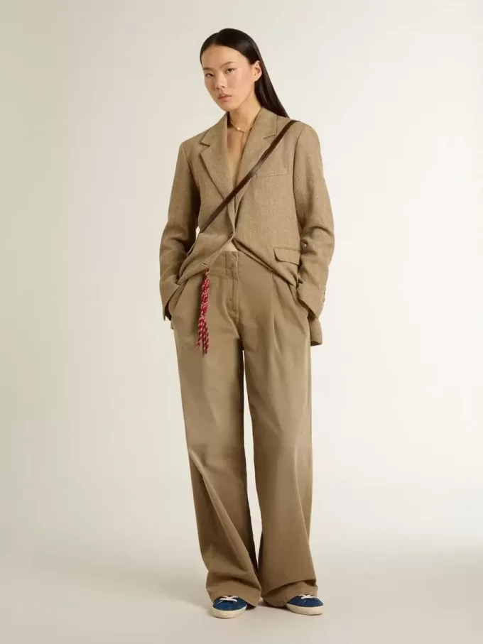 Super-Star LTD da donna in pelle scamosciata blu con stella bianca