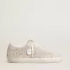 Super-Star LTD da donna in pelle scamosciata con cristalli Swarovski e stella in pelle grigio ghiaccio Super-Star LTD da donna in pelle scamosciata con cristalli Swarovski e stella in pelle grigio ghiaccio