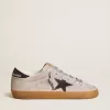 Super-Star LTD da donna in pelle scamosciata lilla con stella e linguetta sul tallone in pelle scamosciata blu notte