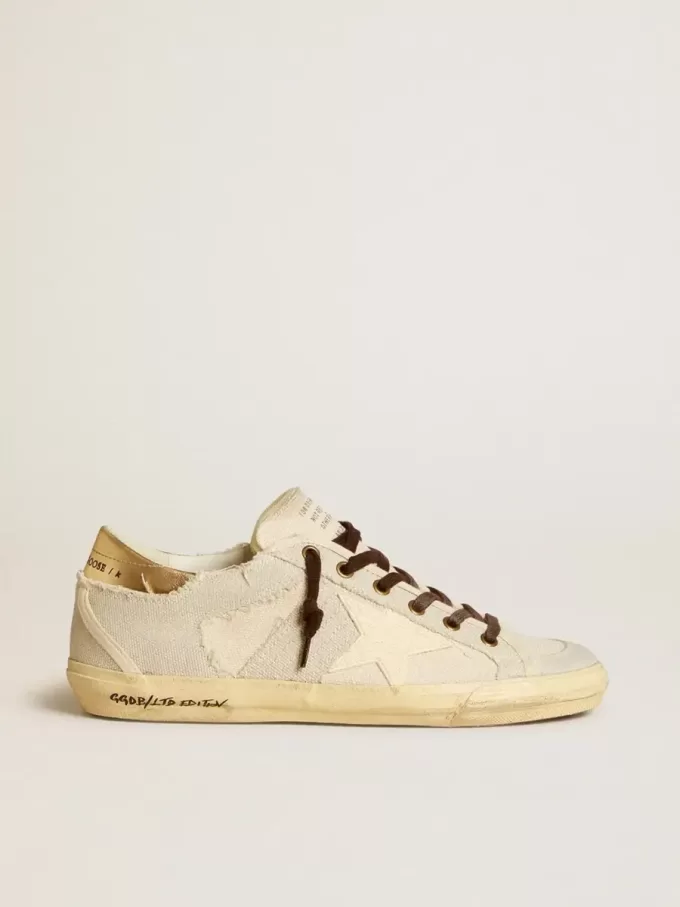 Super-Star LTD da donna in tela con stella in TPU e linguetta in pelle sul tallone