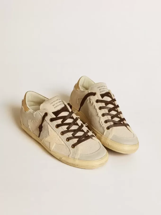Super-Star LTD da donna in tela con stella in TPU e linguetta in pelle sul tallone
