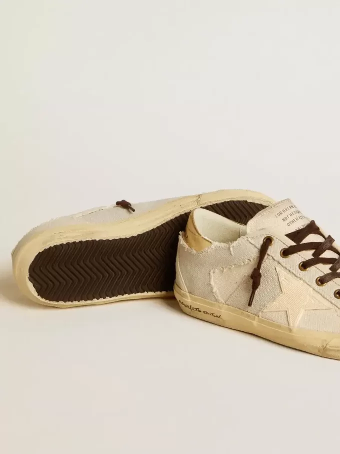 Super-Star LTD da donna in tela con stella in TPU e linguetta in pelle sul tallone