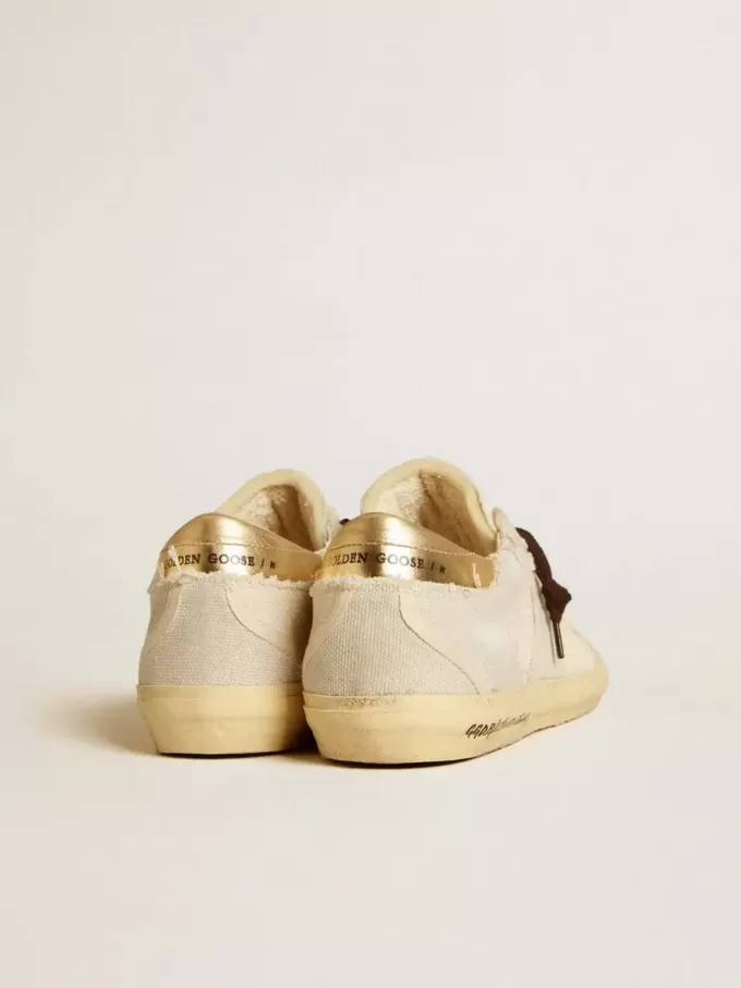 Super-Star LTD da donna in tela con stella in TPU e linguetta in pelle sul tallone