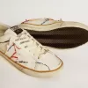 Super-Star LTD da uomo con stella traforata e linguetta sul tallone in pelle metallizzata Super-Star LTD da uomo con stella traforata e linguetta sul tallone in pelle metallizzata