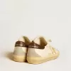 Super-Star LTD da uomo in nappa con stella in pelle scamosciata e linguetta marrone sul tallone