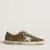 Super-Star LTD da uomo in pelle scamosciata con stella in pelle metallizzata e linguetta sul tallone in pelle Super-Star LTD da uomo in pelle scamosciata con stella in pelle metallizzata e linguetta sul tallone in pelle