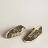 Super-Star LTD da uomo in pelle scamosciata con stella in pelle metallizzata e linguetta sul tallone in pelle Super-Star LTD da uomo in pelle scamosciata con stella in pelle metallizzata e linguetta sul tallone in pelle