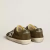 Super-Star LTD da uomo in pelle scamosciata con stella in pelle metallizzata e linguetta sul tallone in pelle Super-Star LTD da uomo in pelle scamosciata con stella in pelle metallizzata e linguetta sul tallone in pelle
